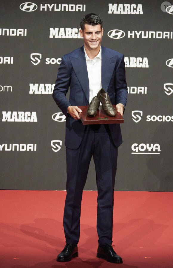 Alvaro Morata - Remise des prix Marca magazine soccer awards 2022 au théâtre Goya à Madrid 28 septembre 2022.