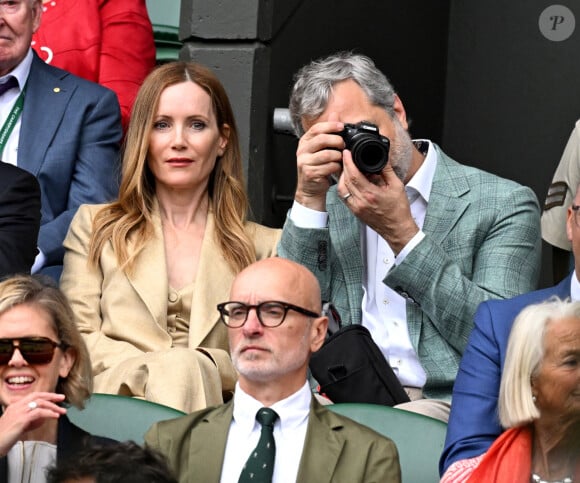 Leslie Mann et Judd Apatow à Wimbledon