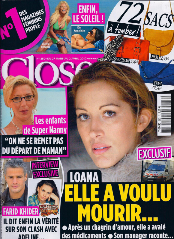 Loana en couverture de Closer
