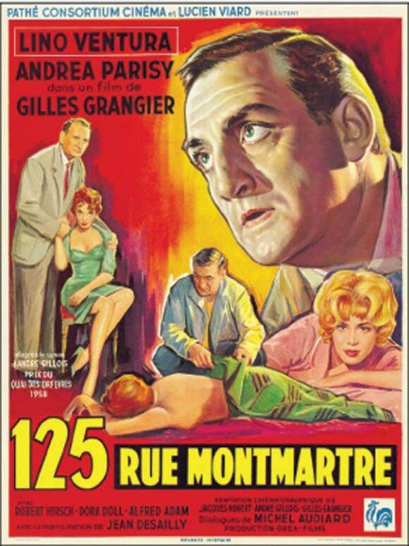 125 rue Montmartre de Gilles Grangier avec Lino Ventura, 1959 !