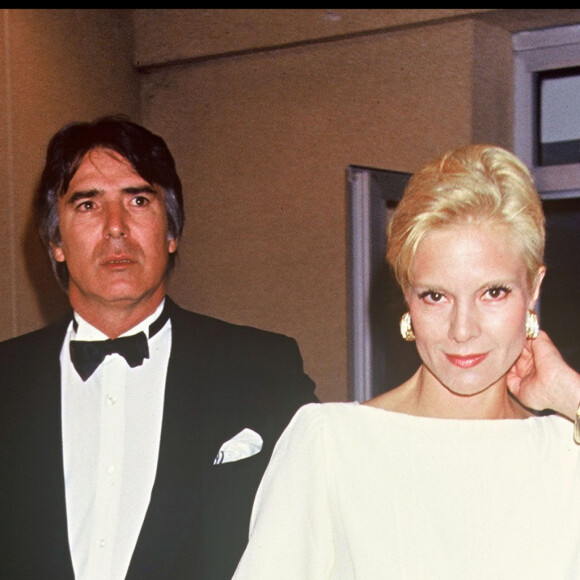 Sylvie Vartan et Tony Scotti au Festival du Film de Cannes en 1987