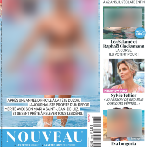 Les vacances en amoureux de Léa Salamé et Raphaël Glucksmann dans le numéro de Voici sorti ce vendredi 26 juillet