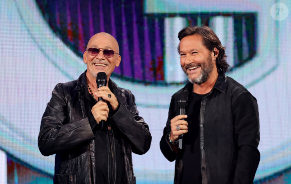 Exclusif - Florent Pagny et Diego Torres - Enregistrement de l'émission "Avec Florent, tout le monde ELA" à La Seine Musicale à Paris, diffusée le 1er septembre à 21h10 sur TF1 © Cyril Moreau-Dominique Jacovides / Bestimage