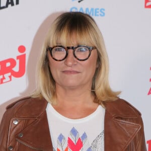 Christine Bravo lors de la conférence de presse de rentrée du groupe NRJ au Musée du Quai Branly à Paris, le 21 septembre 2017. © CVS/Bestimage