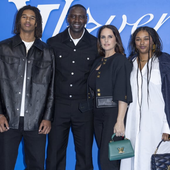 Tidiane Sy, Omar Sy, Hélène Sy, Sabah Sy au photocall du défilé Homme Louis Vuitton Printemps/Été 2025 dans le cadre de la Fashion Week de Paris, France, le 18 juin 2024. © Olivier Borde/Bestimage 