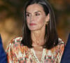 Encore une apparition réussie pour Letizia d'Espagne
Letizia d'Espagne - Les souverains espagnols organisent leur réception estivale annuelle au palais de Marivent. Palma de Majorque 