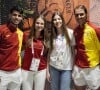 Le 27 juillet, les deux soeurs ont soutenu Carlos Alcaraz et Rafael Nadal qui affrontaient en duo les Argentins Andres Molteni et Maximo Gonzalez à Roland-Garros
La princesse Leonor et la princesse Sofia d'Espagne assistent à différentes épreuves lors des Jeux Olympiques 2024 à Paris (JO 2024).