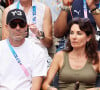 Mardi 30 juillet 2024 depuis les tribunes, Zinedine Zidane et son épouse Véronique ont assité à la victoire de Rafael Nadal et Carlos Alcaraz face à Tallon Griekspoor et Wesley Koolhof.
Zinedine Zidane avec sa femme Véronique assistent à la victoire de Rafael Nadal et Carlos Alcaraz face à T. Griekspoor et W. Koolhof lors des Jeux Olympiques de Paris2024 (JO) le 30 juillet 2024. © Jacovides-Perusseau/Bestimage 