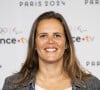 Laure Manaudou lors de la présentation des journalistes et chroniqueurs de France Télévisions pour les Jeux Olympiques 2024 au musée de l'Homme à Paris, le 11 juin 2024. © Pierre Perusseau / Bestimage 