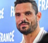 Florent Manaudou en conférence de presse de l'équipe de France de Natation au Club France porte de la Villette pour les Jeux Olympiques (JO) de Paris 2024, à Paris, France, le 25 juillet 2024. © Alexandre Fay/PixPlanete/Bestimage