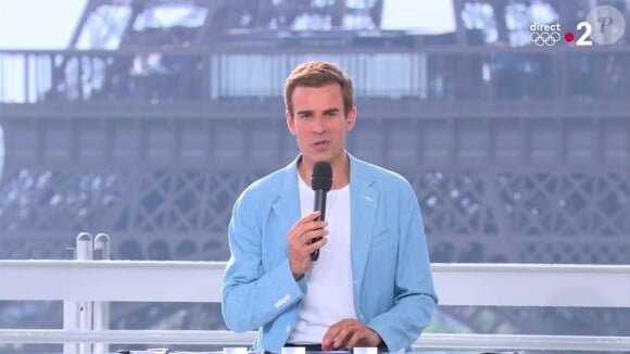 Jean-Baptiste Marteau a été choisi par France Télévisions pour commenter les épreuves d'équitation des JO de Paris
Jean-Baptiste Marteau sur le plateau des JO de France Télévisions