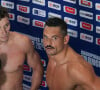 Le nageur de 25 ans est de retour ce jeudi 1er août lors de l'épreuve du 50 m nage libre, aux côtés de Florent Manaudou. 
Maxime Grousset et Florent Manaudou - F.Manaudou remporte l'épreuve du 50 m nage libre, sous le regard de sa compagne L.Dumenil, aux championnats de France de Natation 2024 au centre aquatique Odyssée à Chartres, le 20 juin 2024. © Laurent Lairys / Panoramic / Bestimage