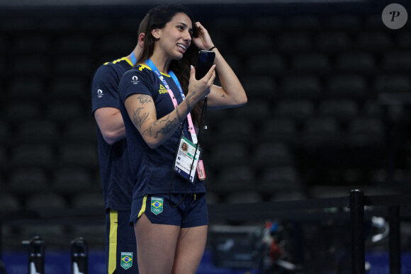 Ana Carolina Vieira est une nageuse brésilienne présente à Paris pour les JO
 
Ana Carolina Vieira aux Jeux olympiques de Paris 2024. (Credit Image: © Mickael Chavet/ZUMA Press Wire)