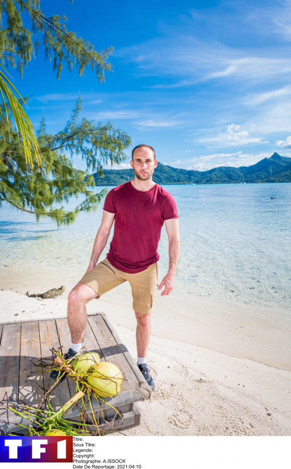 Maxime dans "Koh-Lanta, La Légende", émission spéciale célébrant le vingtième anniversaire du jeu de survie de TF1.