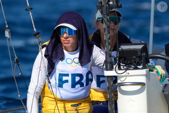 Charline Picon et Sarah Steyaert (France), Medal Race skiff femmes - Voile, lors des Jeux Olympiques Paris 2024. (Photo Norbert Scanella / DPPI Media / Panoramic