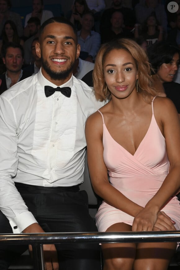 Tony Yoka et sa femme Estelle Yoka Mossely - No Limit épisode X à Levallois-Perret , grande soirée de boxe qui réunit les meilleurs boxeurs français, jusqu'à ce jour invaincus. Le 12 octobre 2019 © JB Autissier / Panoramic / Bestimage