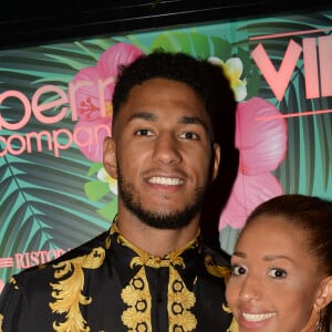 Exclusif - Tony Yoka et sa femme Estelle Mossely - Anniversaire d'E.Mossely au VIP Room à Saint-Tropez, Côte d'Azur, France, le 19 août 2018. © Rachid Bellak/Bestimage 