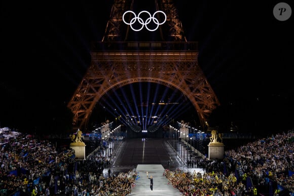 Illustration Tour Eiffel - Cérémonie d'ouverture des Jeux Olympiques (JO) de Paris 2024 le 26 juillet 2024 (Credit Image: © Joel Marklund/Bildbyran via ZUMA Press)