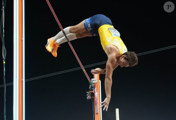 Championnats du monde d'Athlétisme à Budapest - Armand DUPLANTIS (saut à la perche) lors des Championnats du monde d'athlétisme 2023 le 26 août 2023 à Nemzeti Atletikai Kozpont à Budapest, Hongrie -