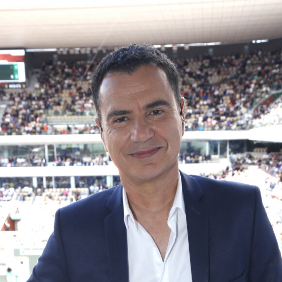 Exclusif - Laurent Luyat - Plateau de France Télévision lors des Internationaux de France de Tennis de Roland Garros 2024 - Jour 1 à Paris le 26 Mai 2024. © Bertrand Rindoff / Bestimage 