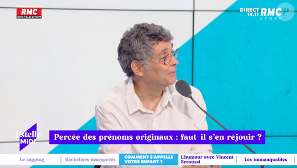 Il s'agit de Thierry Moreau.
Thierry Moreau sur le plateau d'"Estelle Midi" pour RMC.