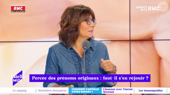 Remerciant ainsi la journaliste pour lui avoir accordé sa confiance 
Estelle Denis sur le plateau d'Estelle Midi pour RMC.