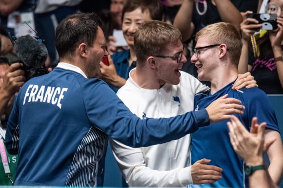 Les deux pongistes français sont frères et excellent tous les deux dans leur sport
 
Felix Lebrun et Alexis Lebrun pendant les Jeux olympiques de Paris 2024.