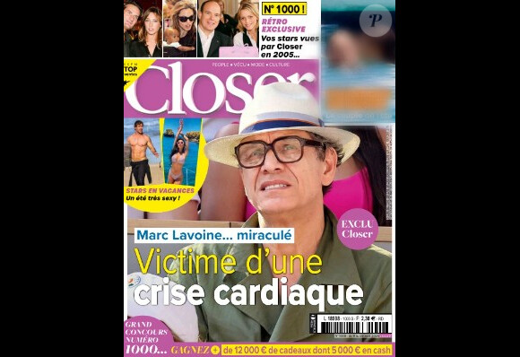 Couverture de "Closer" du vendredi 9 août 2024