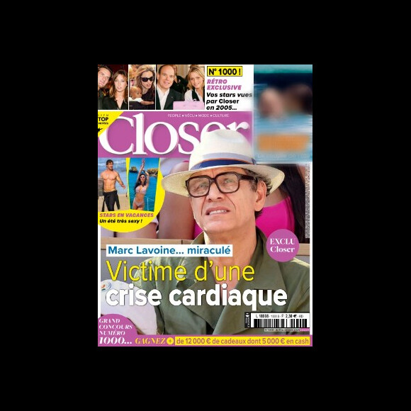 Couverture de "Closer" du vendredi 9 août 2024
