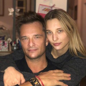 David Hallyday et sa fille Ilona Smet.