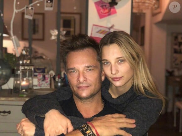 David Hallyday et sa fille Ilona Smet.