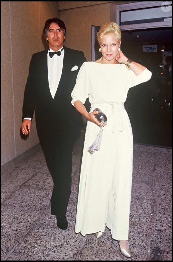 Sylvie Vartan et Tony Scotti au Festival du Film de Cannes en 1987