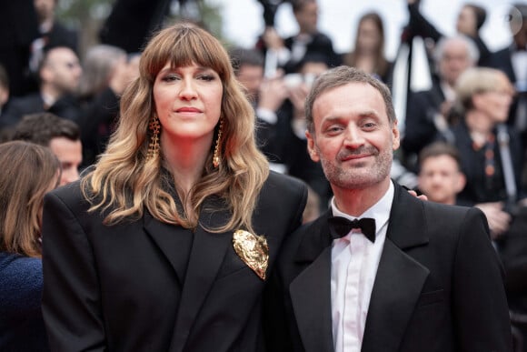 Daphné Bürki et Augustin Trapenard lors de la projection du film "Le Deuxième Acte" à la 77e édition du Festival de Cannes, le 14 mai 2024 à Cannes. David Boyer/ABACAPRESS.COM