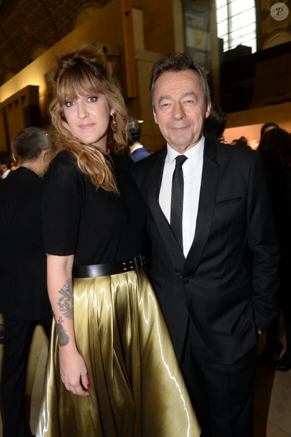 Daphné Bürki et Michel Denisot à la 7ème cérémonie des "Hommes de l'Année GQ" au musée d'Orsay à Paris, le 23 novembre 2016. © Rachid Bellak/Bestimage