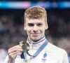 Léon Marchand est l'un des athlètes français qui a brillé lors des Jeux Olympiques de Paris
Léon Marchand a remporté la médaille d'or sur le 200 m 4 nages, son quatrième titre olympique lors des Jeux Olympiques de Paris (JO). © Perusseau-Jacovides/Bestimage