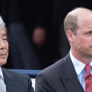 Le prince William, prince de Galles - Cérémonie d'accueil et trajet en calèche lors de la visite de l'empereur Naruhito du Japon à Londres le 25 juin 2024