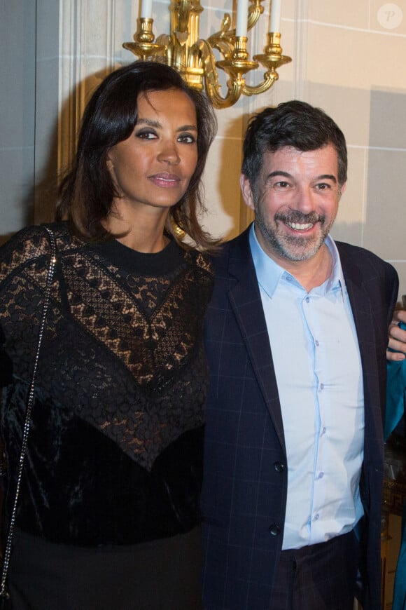 Karine Le Marchand, Stephane Plaza assistent au gala ' Les Stethos D'Or 2019' au Four Seasons Hotel George V le 11 mars 2019 à Paris, France. Photo par Nasser Berzane/ABACAPRESS.COM