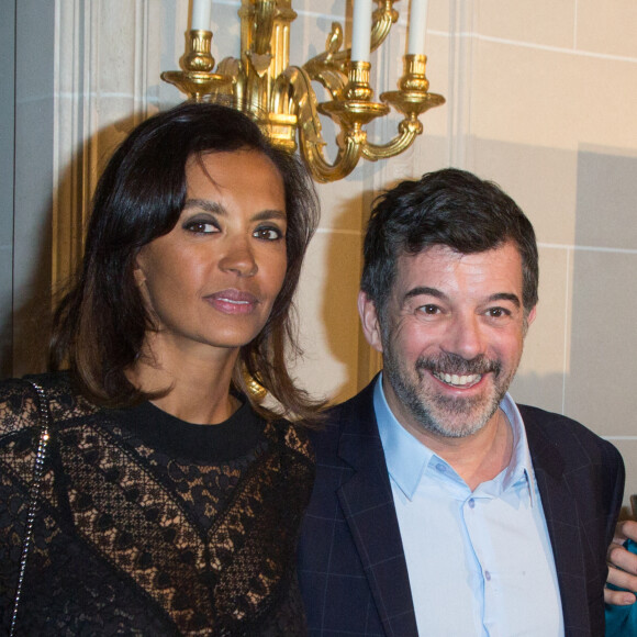 Karine Le Marchand, Stephane Plaza assistent au gala ' Les Stethos D'Or 2019' au Four Seasons Hotel George V le 11 mars 2019 à Paris, France. Photo par Nasser Berzane/ABACAPRESS.COM