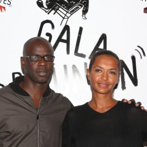 Karine Le Marchand et Lilian Thuram assistant au 51e Gala de l'Union des Artistes qui s'est tenu au Cirque Gruss à Paris, France, le 12 novembre 2012. Photo par Denis Guignebourg/ABACAPRESS.COM