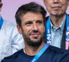 Tony Estanguet est originaire de Pau, dans les Pyrénées-Atlantiques
 
Tony Estanguet, - Les célébrités assistent à la finale de tennis de table de l'équipe de France face au Japon aux Jeux Olympiques de Paris2024 (JO), le 9 août 2024. © Baptiste Autissier / Panoramic / Bestimage