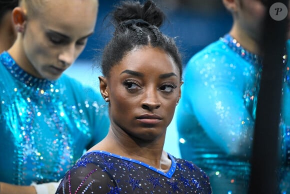 "Si je pouvais revoir Simone, je lui demanderais de me pardonner, pour aller de l'avant et ne pas me juger pour mon passé", indique la mère de Simone Biles

Simone Biles lors de l'épreuve de gymnastique artistique aux Jeux olympiques Paris 2024. ( Photo by federico pestellini / DPPI / Panoramic ) -