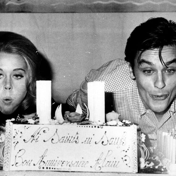 Certains voyaient même en eux un frère et une soeur...Les acteurs Alain et Nathalie Delon fêtent leur anniversaire - Photo by Alamy/ABACAPRESS.COM