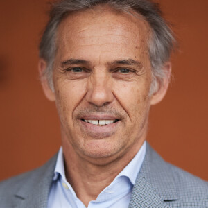 Paul Belmondo - Les célébrités au village lors des Internationaux de France de tennis de Roland Garros 2024 à Paris. Le 5 juin 2024. © Jacovides-Moreau/Bestimage 