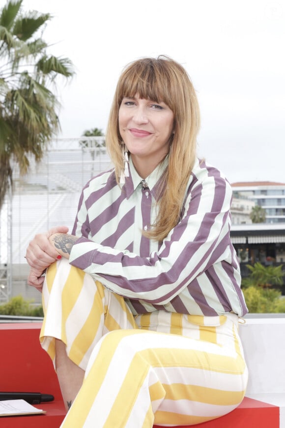 Daphné Bürki est l'une des actrices des Jeux Olympiques de Paris.
Exclusif - Daphné Burki pendant l'enregistrement de l'émission "Cannes Festival" lors du Festival International du Film de Cannes, France. © Jack Tribeca/Bestimage