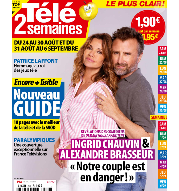 Magazine "Télé 2 semaines" sorti le 17 août 2024