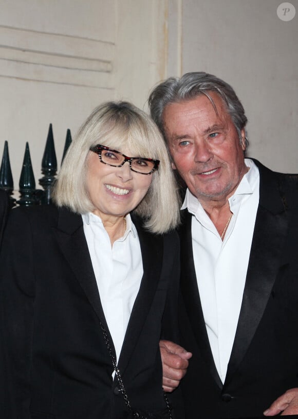 Alain Delon et Mireille Darc le 4 mai 2013 à Cannes, France.