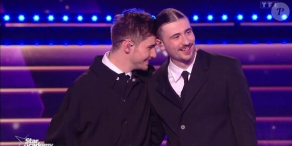 Julien Lieb a été avec Pierre Garnier jusqu'en finale de la "Star Academy 2023" sur TF1
Julien Lieb et Pierre Garnier lors de la finale de la "Star Academy 2023"