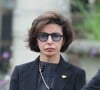 Plusieurs noms de la télévision sont en deuil.
Rachida Dati, ministre de la Culture - Obsèques de P.Laffont dans la salle de la Coupole du cimetière du Père-Lachaise à Paris, le 23 août 2024. L'animateur de télévision est décédé le 7 août 2024 à l'âge de 84 ans. © Dominique Jacovides / Bestimage