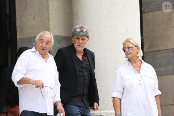 Tex arrives at the funeral of Patrice Laffont at the Pere Lachaise cemetery on August 23, 2024 in Paris, France. Photo by Nasser Berzane/ABACAPRESS.COM 