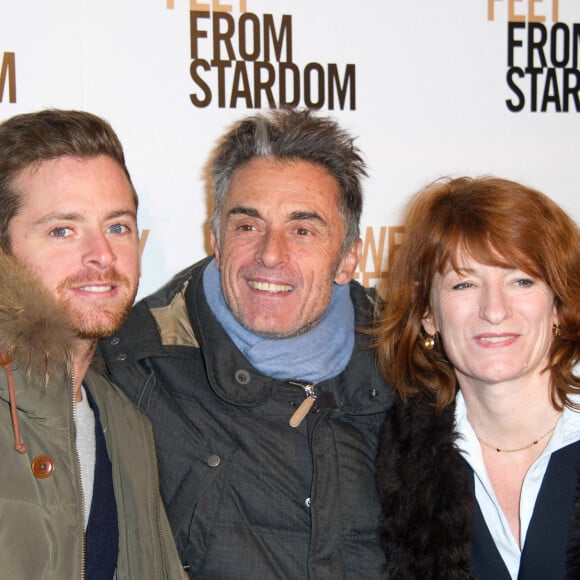 Les deux hommes étaient très amis puisque Patrice Laffont était le parrain d'Antoine, le fils de Gérard...Gérard Holtz avec son fils Antoine et sa femme Muriel Hotz Mayette assistant à la première de Twenty Feet From Stardom à l'Ugc Normandie, à Paris, France, le 18 novembre 2013. Photo par Laurent Zabulon/ABACAPRESS.COM